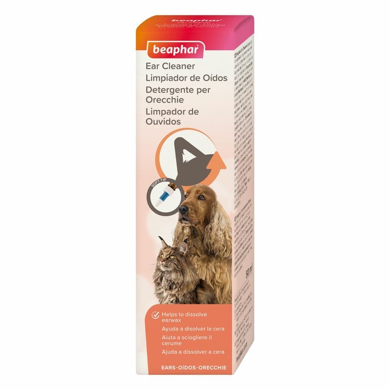 Beaphar Ear Cleaner ausu tīrīšanas šķīdums suņiem un kaķiem 50 ml