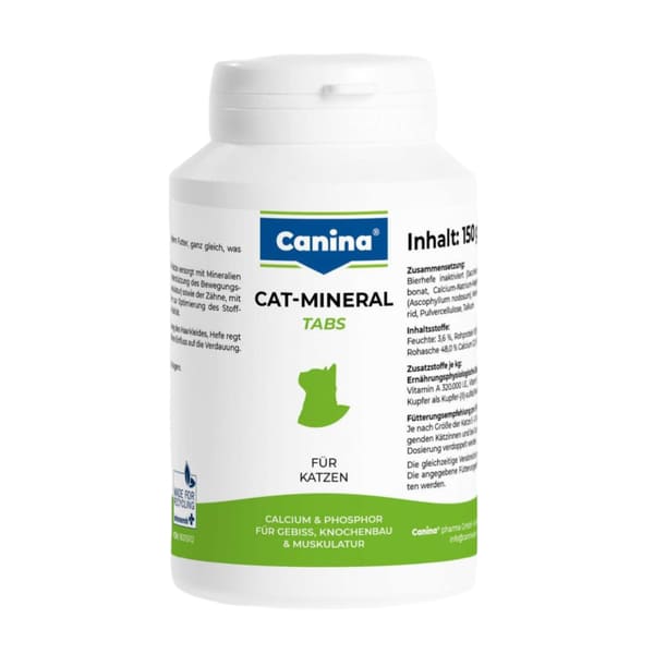 Canina Cat Mineral Tabs minerālvielas un vitamīni kaķiem 150 g N300
