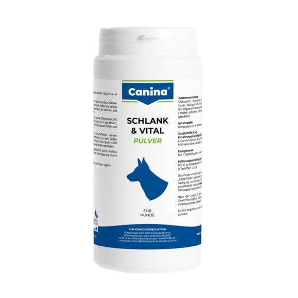 Canina Schlank & Vital Pulver vitamīni svara kontrolei suņiem 250 g