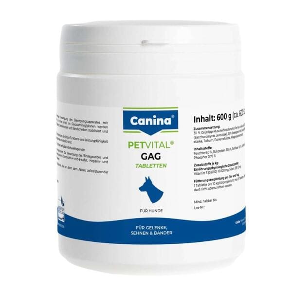 Canina Petvital GAG tabletes locītavām suņiem N600