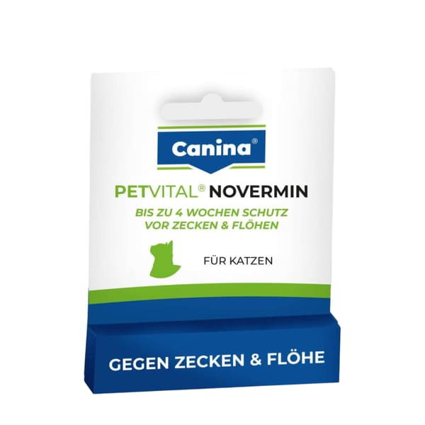 Canina Petvital Novermin pilieni pret blusām un ērcēm kaķiem 2 ml N1