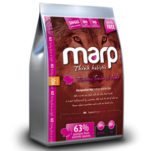 MARP DOG THINK HOLISTIC LIGHT SENIOR TURKEY bezgraudu suņu barība Tītars 2kg