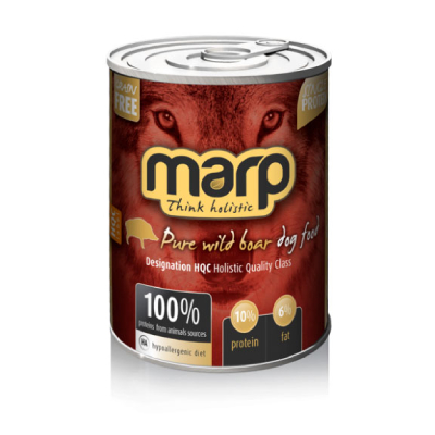 MARP DOG HOLISTIC PURE WILD BOAR konservi suņiem Mežacūka 400g