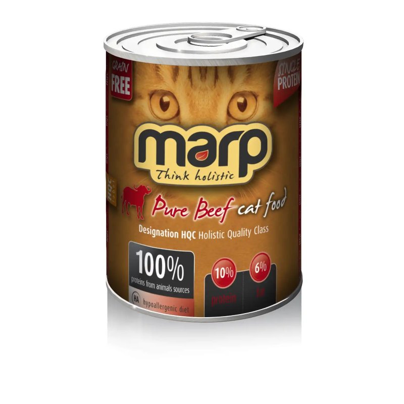 MARP CAT HOLISTIC PURE BEEF konservi kaķiem Liellops 400g