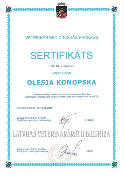 Veterinārārsta licence