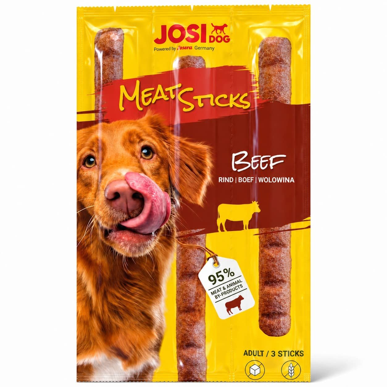 Josera JosiDog Meat Sticks Beef desiņas ar liellopu suņiem 11 g N3