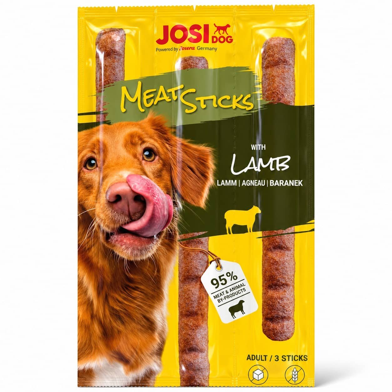 Josera JosiDog Meat Sticks Lamb desiņas ar jēru suņiem 11 g N3