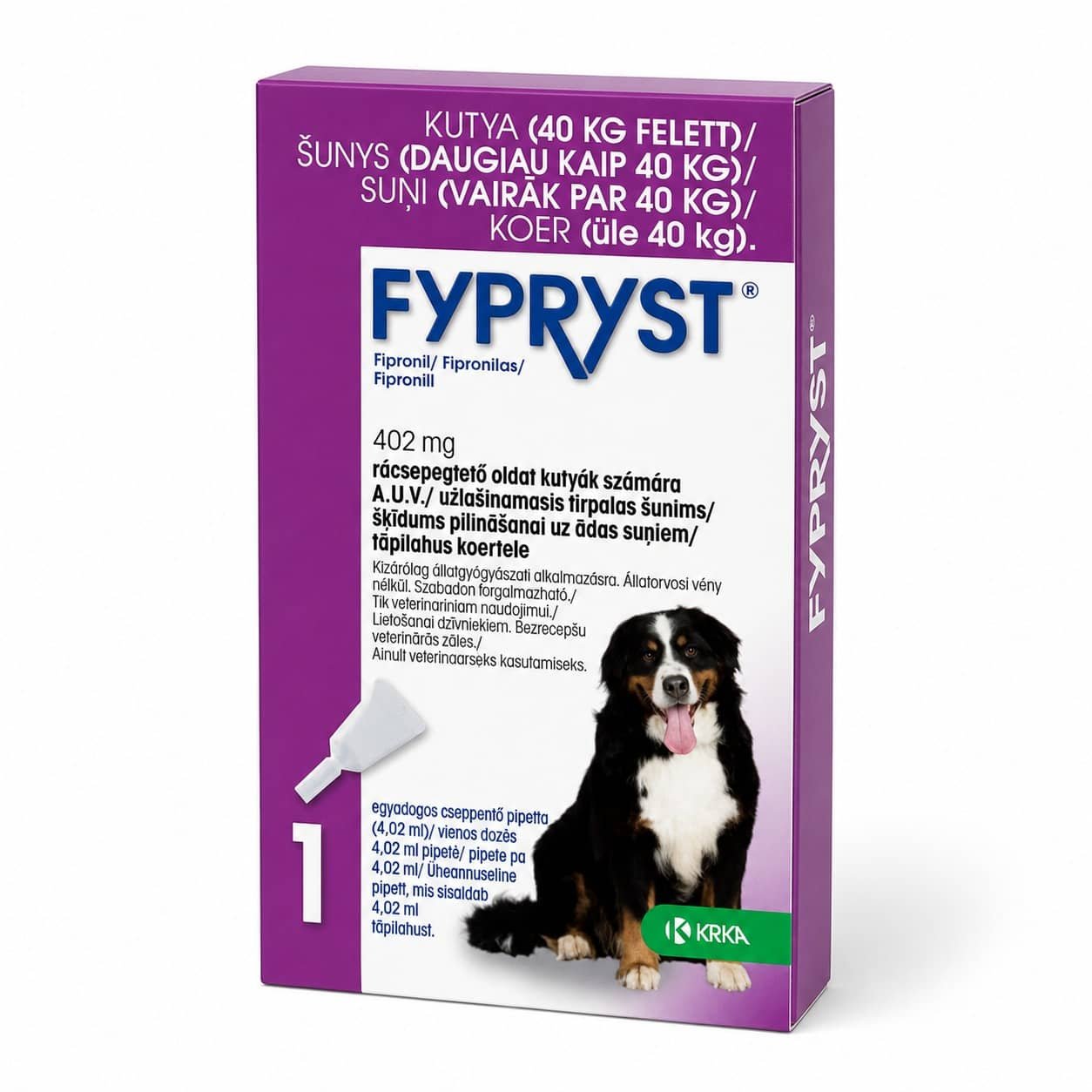 Fypryst pretblusu un pretērču pilieni suņiem 40–60 kg 402 mg N1
