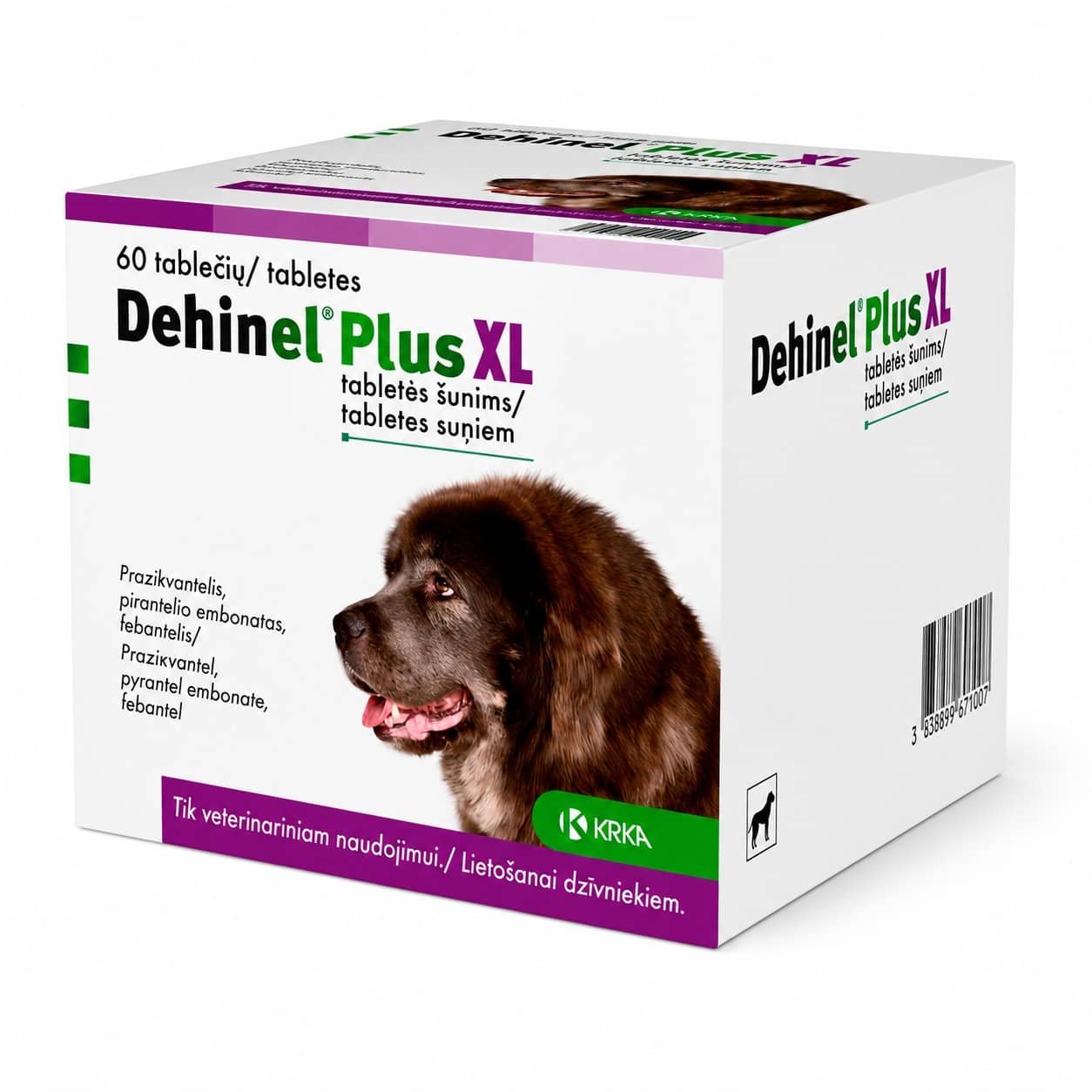 Dehinel Plus XL attārpošanas tabletes lieliem suņiem N1