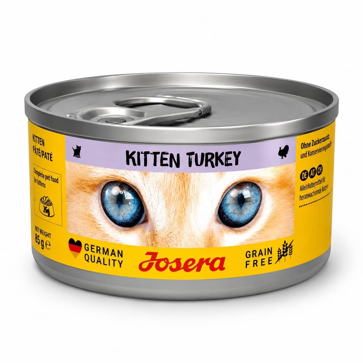Josera Cat Kitten Turkey konservi kaķēniem ar tītaru 85 g
