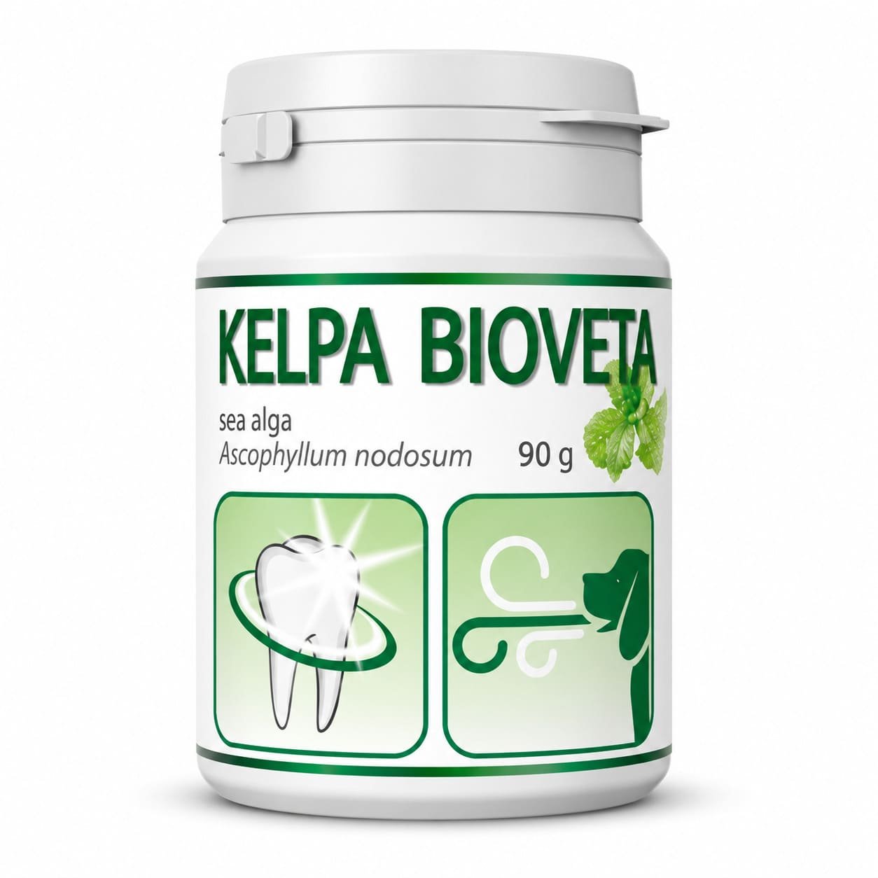Bioveta Kelpa zobu pulveris suņiem un kaķiem 90 g