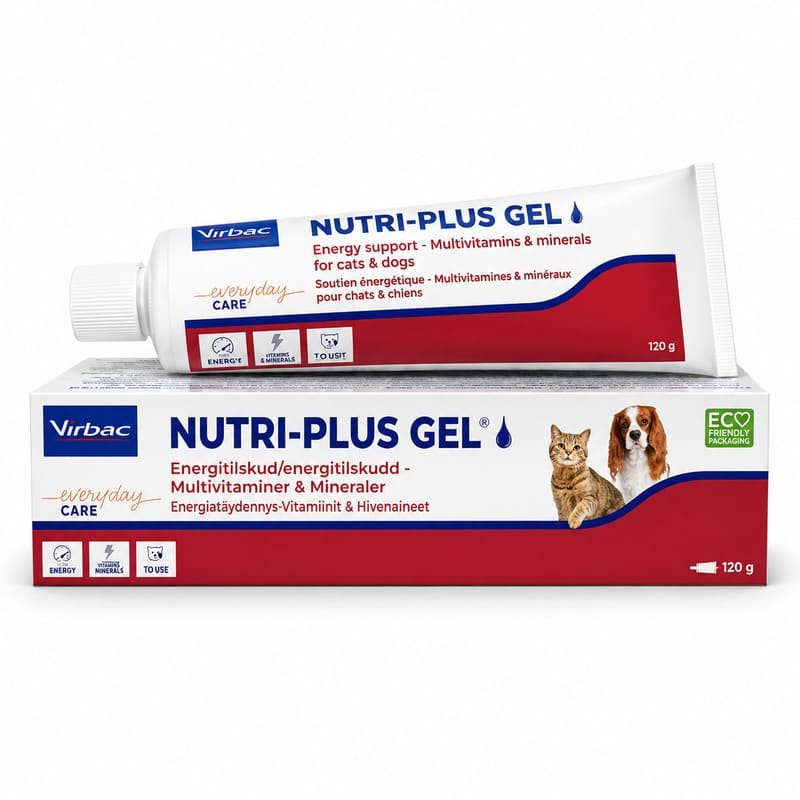 Virbac Nutri Plus Gel enerģijas pasta suņiem un kaķiem 120 g