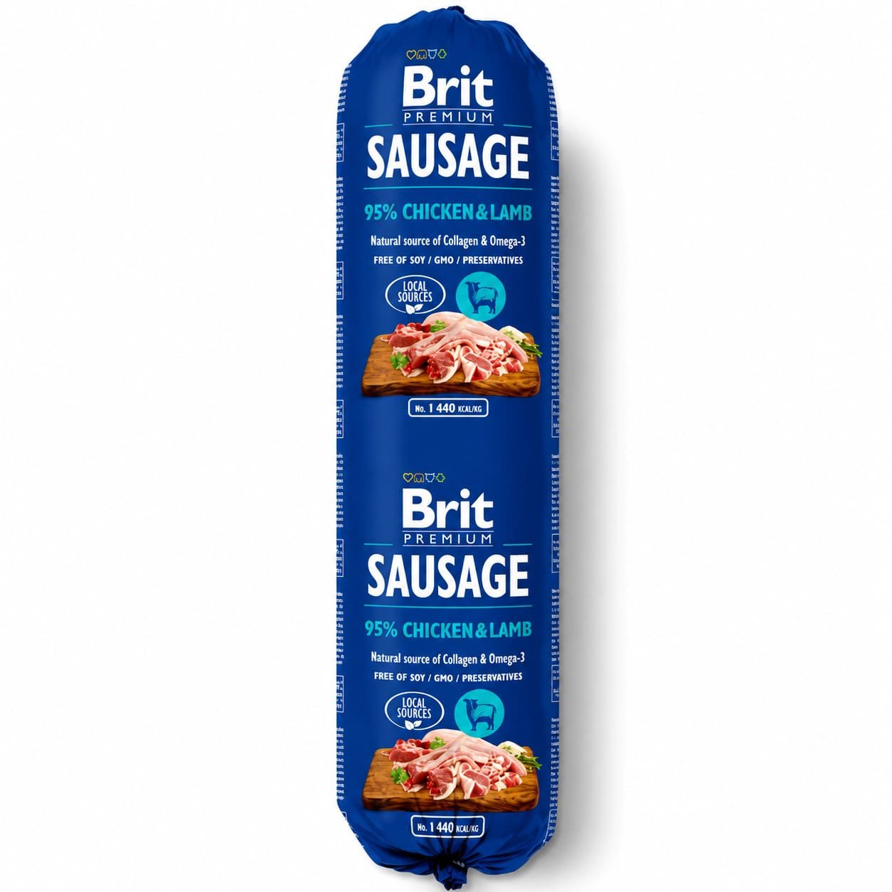 BRIT PREMIUM SAUSAGE CHICKEN LAMB konservi suņiem Vista, jērs 800g