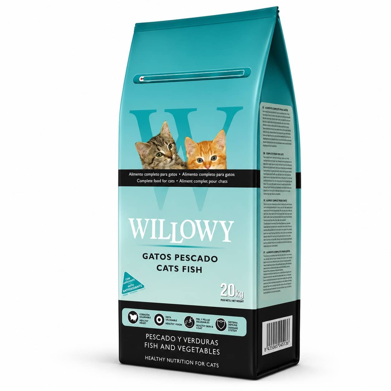 Willowy Cat Fish kaķu barība ar zivīm 20 kg