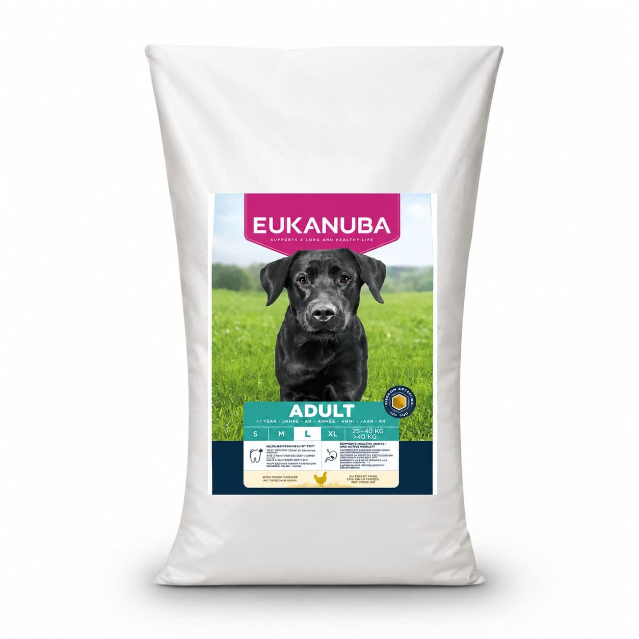 Eukanuba Large Chicken suņu barība ar vistu 18 kg