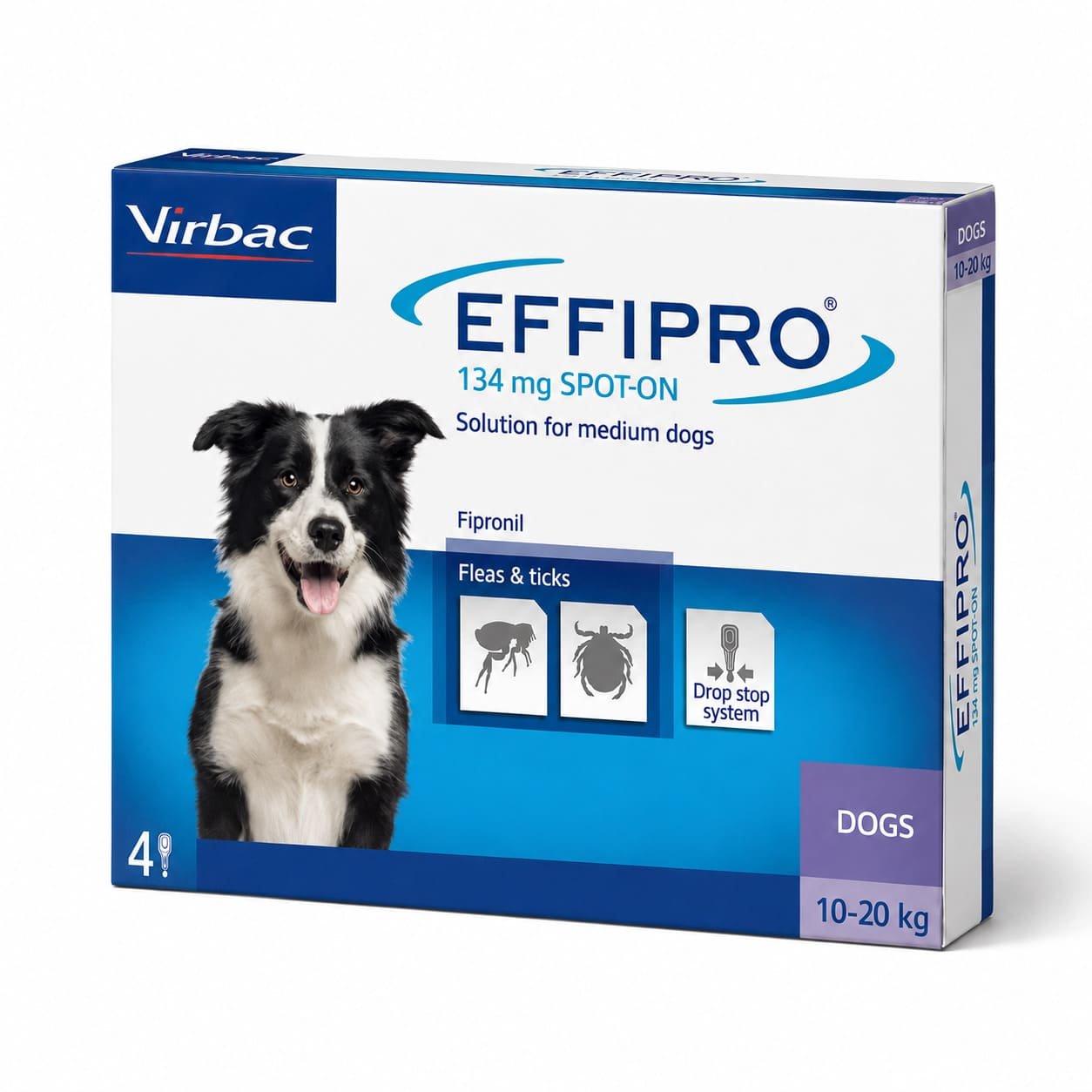 Effipro pretblusu un pretērču pilieni suņiem 10–20 kg 134 mg N4