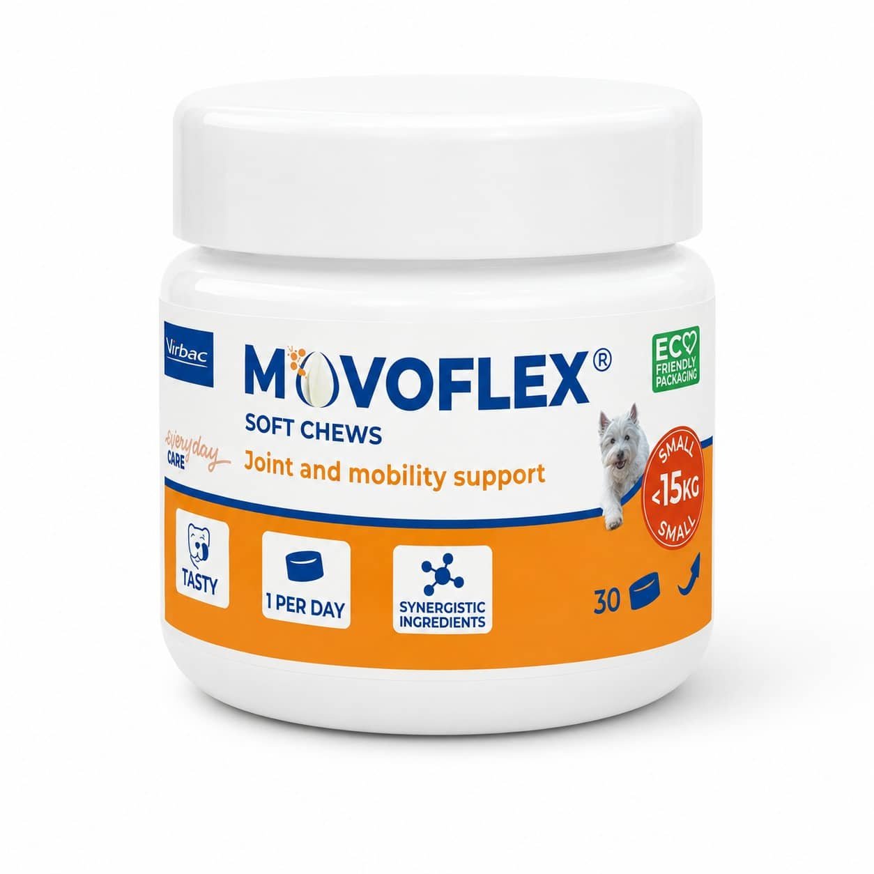 Virbac Movoflex S tabletes locītavām suņiem līdz 15 kg N30