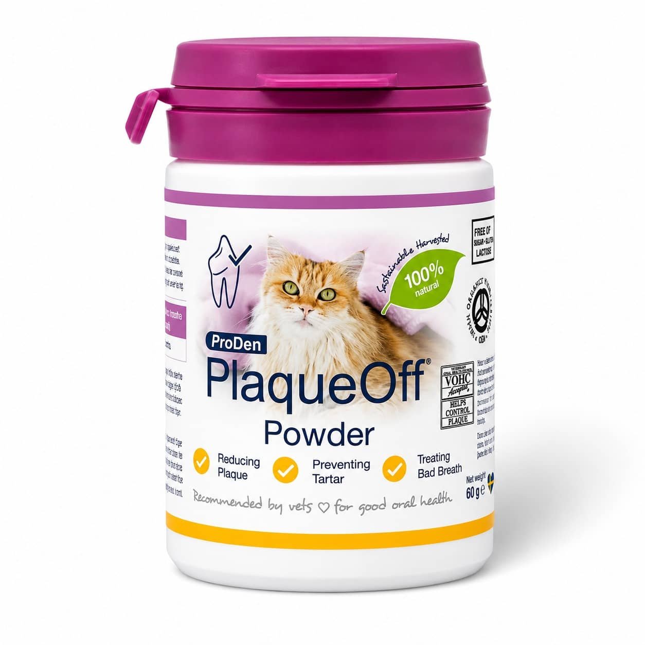 PlaqueOff zobu pulveris kaķiem 40 g