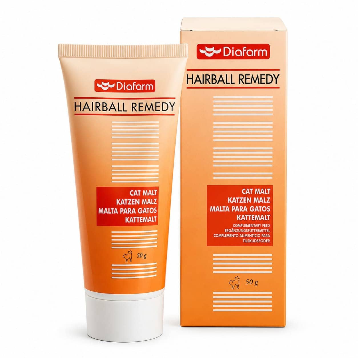 Diafarm Hairball Malt pasta pret matu kamoliem kaķiem 50 g