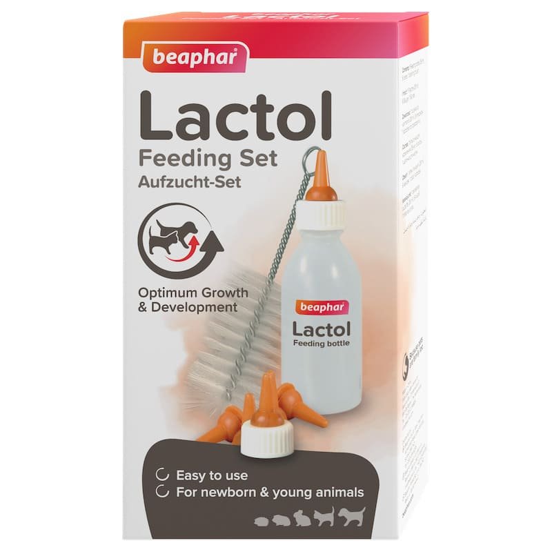 Beaphar Lactol Set barošanas komplekts kucēniem un kaķēniem