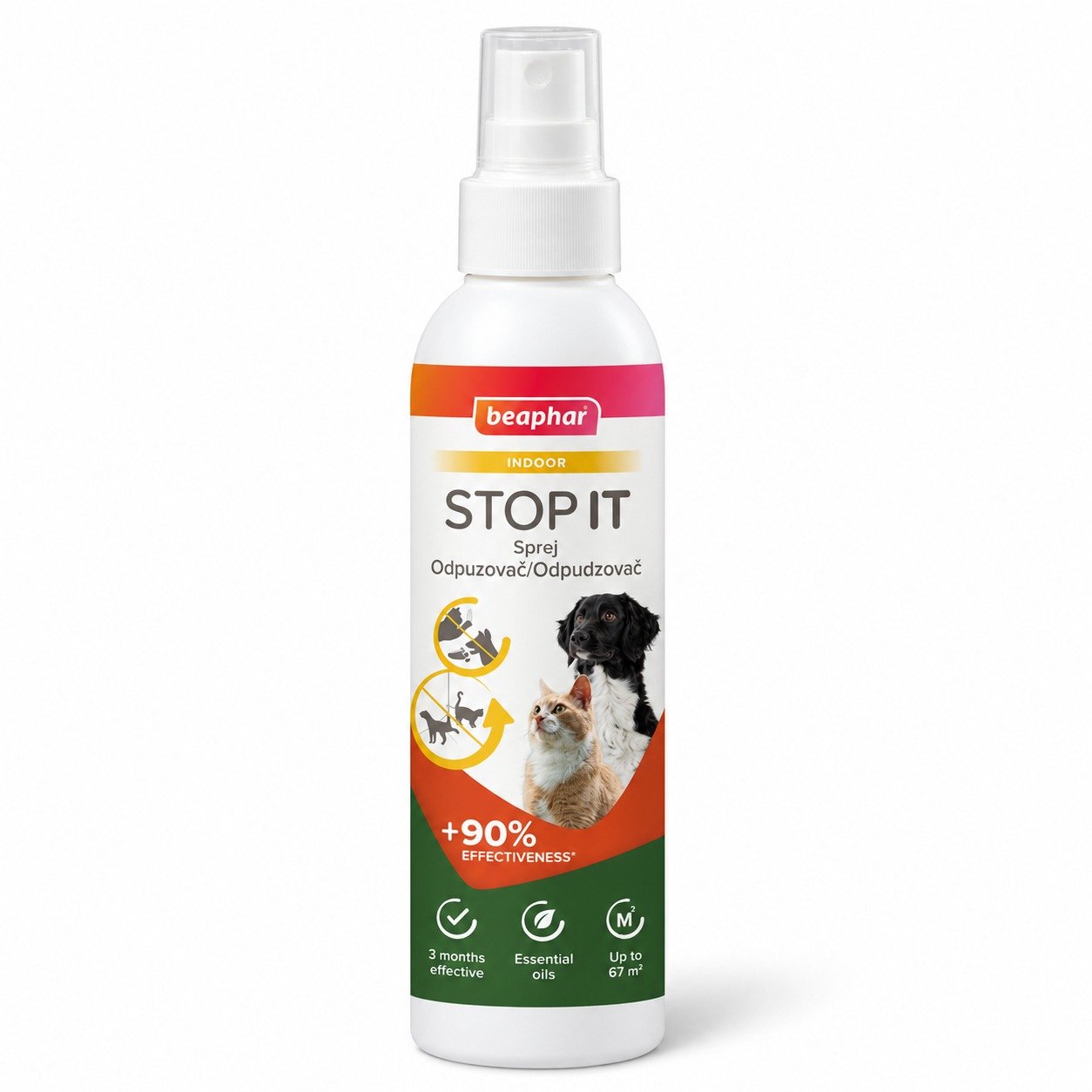 Beaphar Stop It Indoor atbaidīšanas sprejs suņiem un kaķiem telpās 200 ml