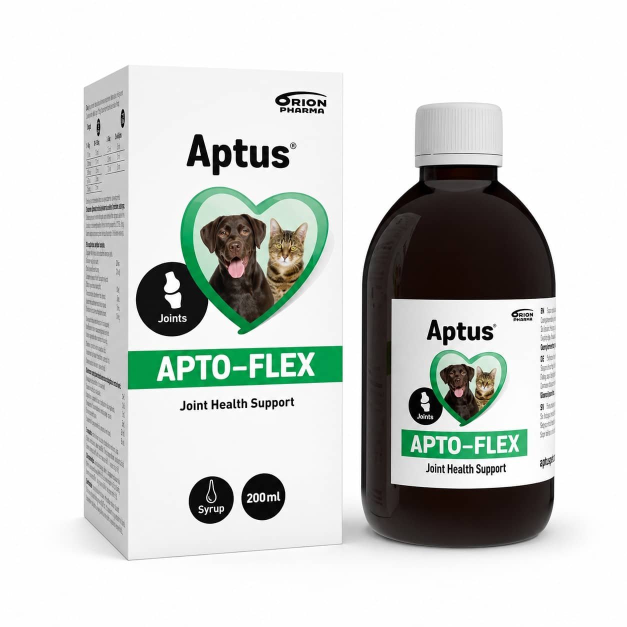 Aptus Apto-Flex sīrups locītavām suņiem un kaķiem 200 ml