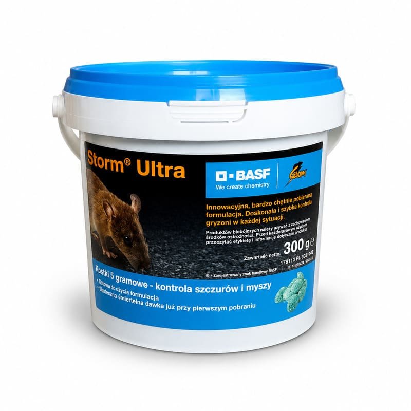 Storm Ultra žurku inde peļu un žurku iznīcīnāšanai 300g
