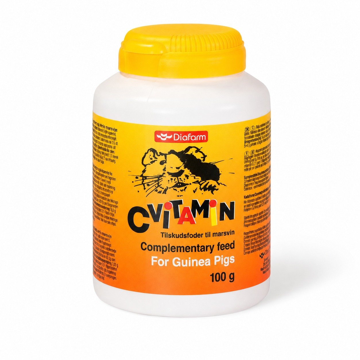 Diafarm Vitamin C Guinea Pigs C vitamīna pulveris jūrascūciņām 100 g
