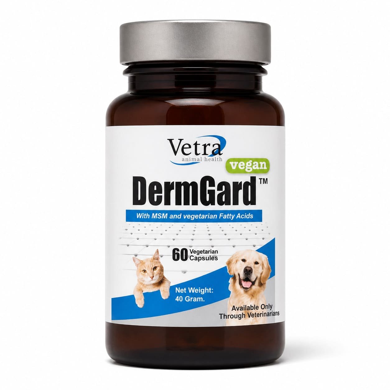 Vetra Dermgard Omega vitamīni ādai un apmatojumam suņiem un kaķiem N60
