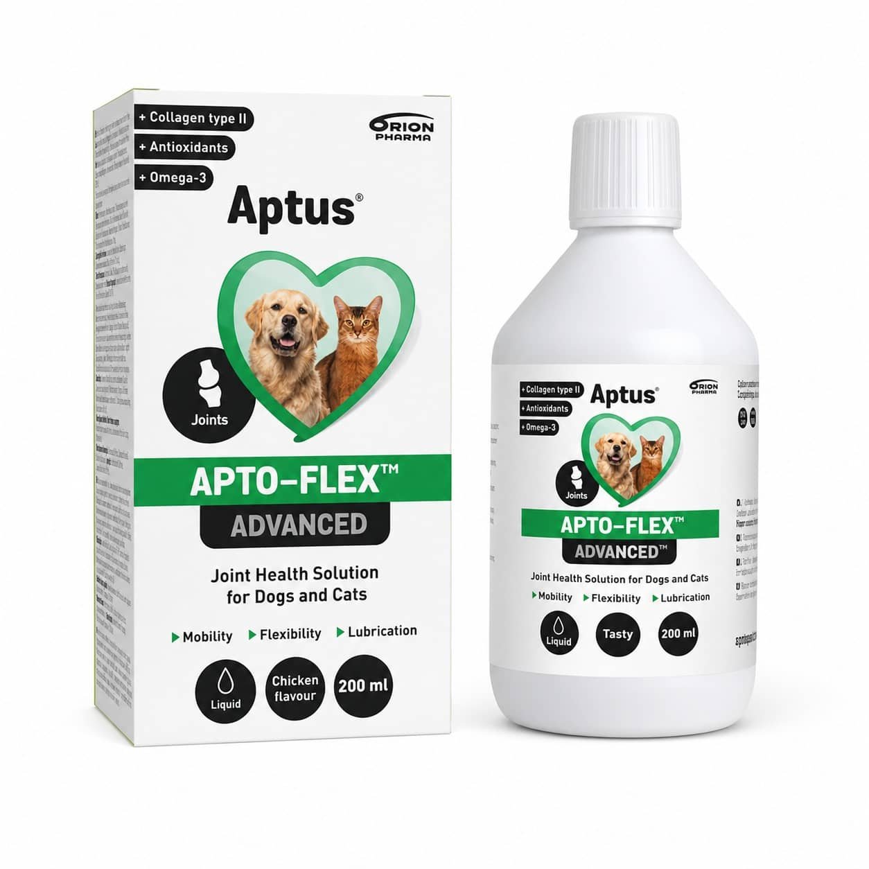 Aptus Apto-Flex Advanced sīrups locītavām suņiem un kaķiem 200 ml
