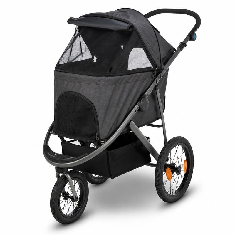 Trixie Buggy suņu rati suņiem un kaķiem līdz 20 kg 60 × 112 × 120 cm