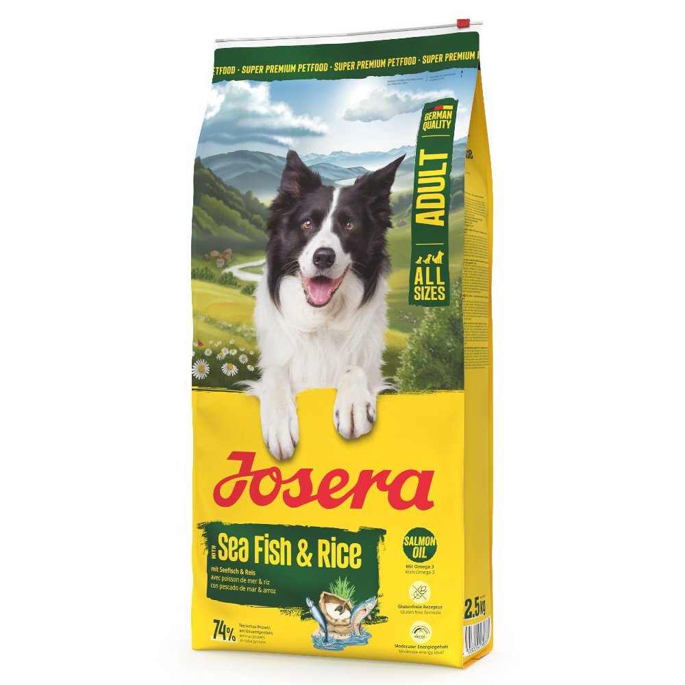 Josera Sea Fish & Rice suņu barība pieaugušiem suņiem ar jūras zivīm un rīsiem 12.5 kg
