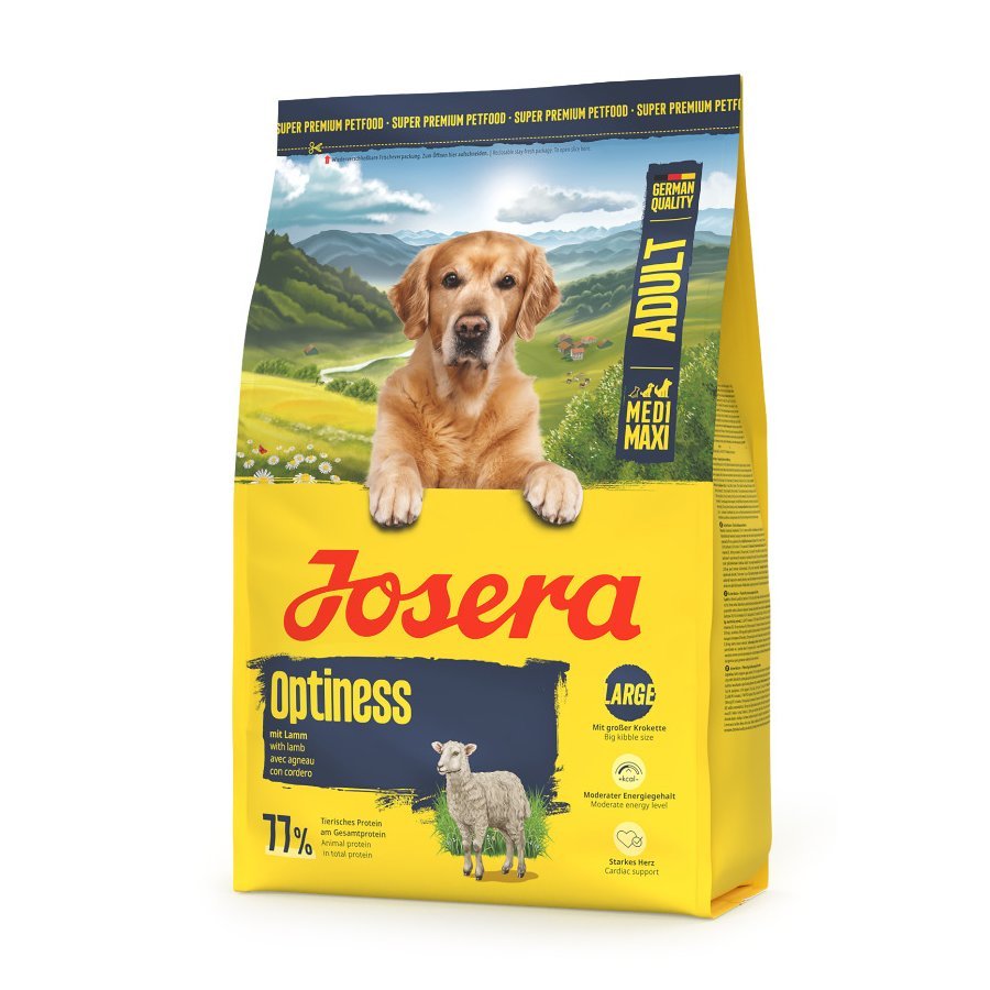 Josera Optiness suņu barība ar jēru un rīsiem pieaugušiem suņiem 3 kg