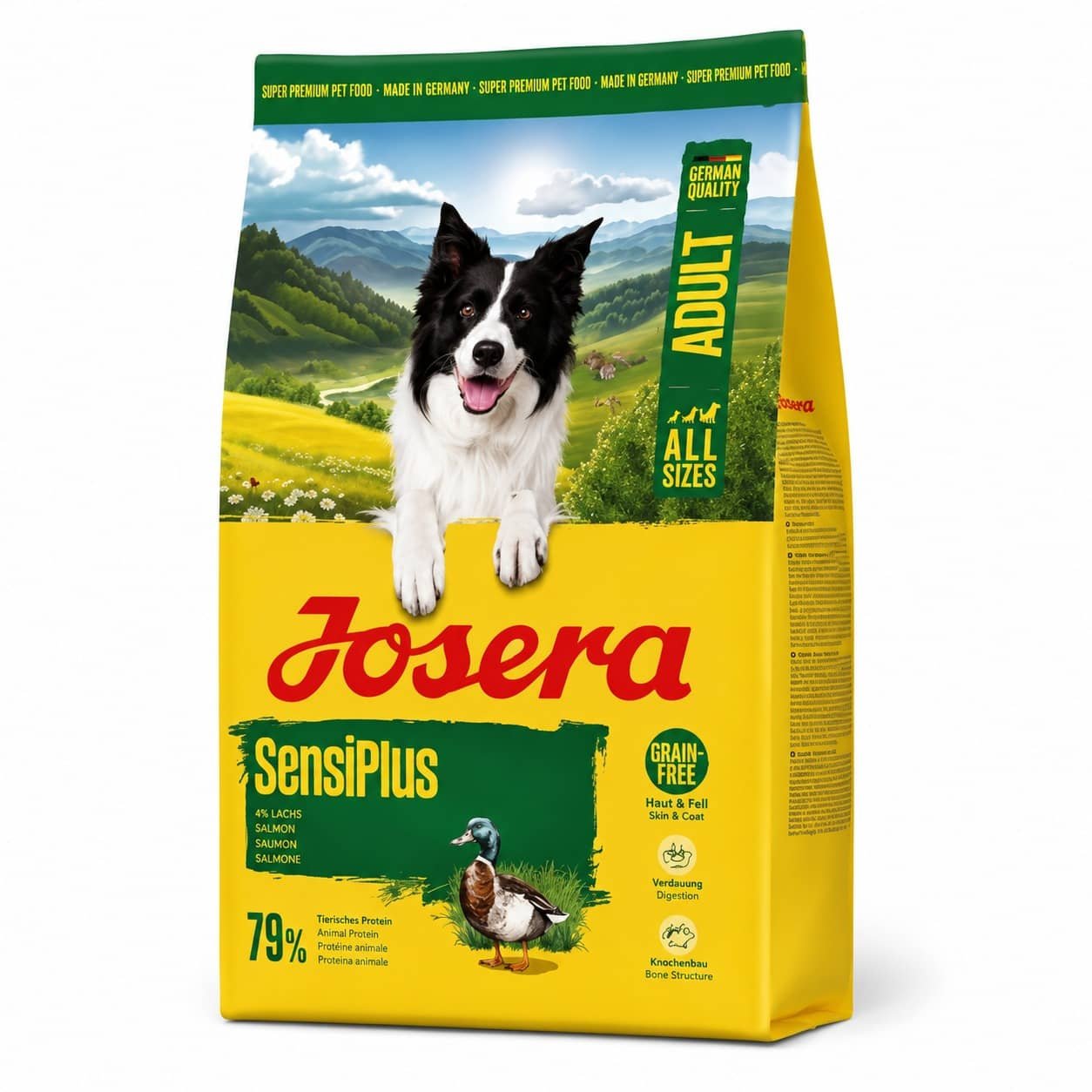 Josera SensiPlus suņu barība jutīgai gremošanai ar pīli un rīsiem 3 kg