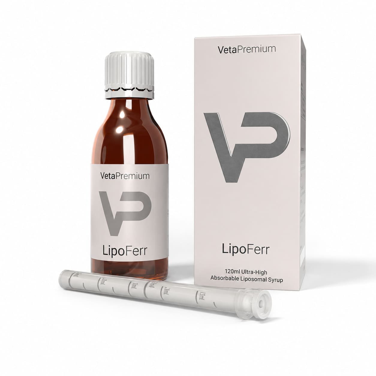 VetaPro Lipoferr dzelzs sīrups asinsradei suņiem un kaķiem 120 ml