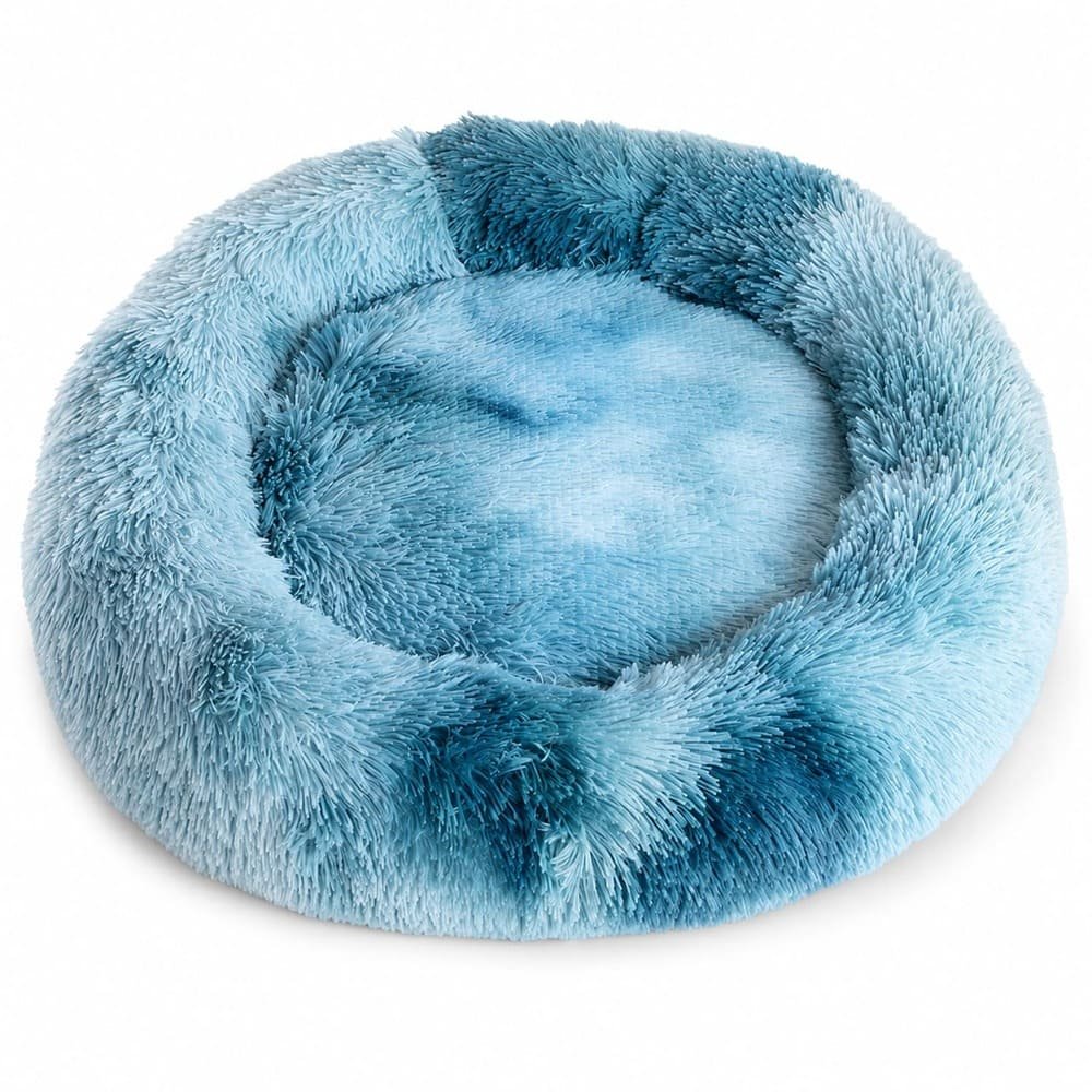 UniQ Pets suņu guļvieta mājīga zila M 60 × 60 × 15 cm līdz 9 kg