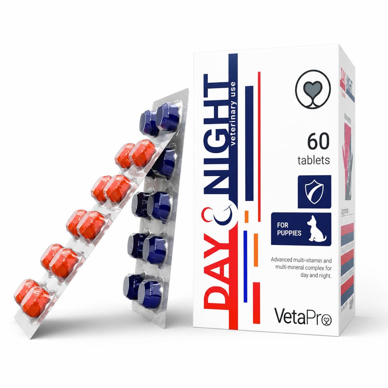 VetaPro Day & Night Puppy vitamīni kucēniem N60