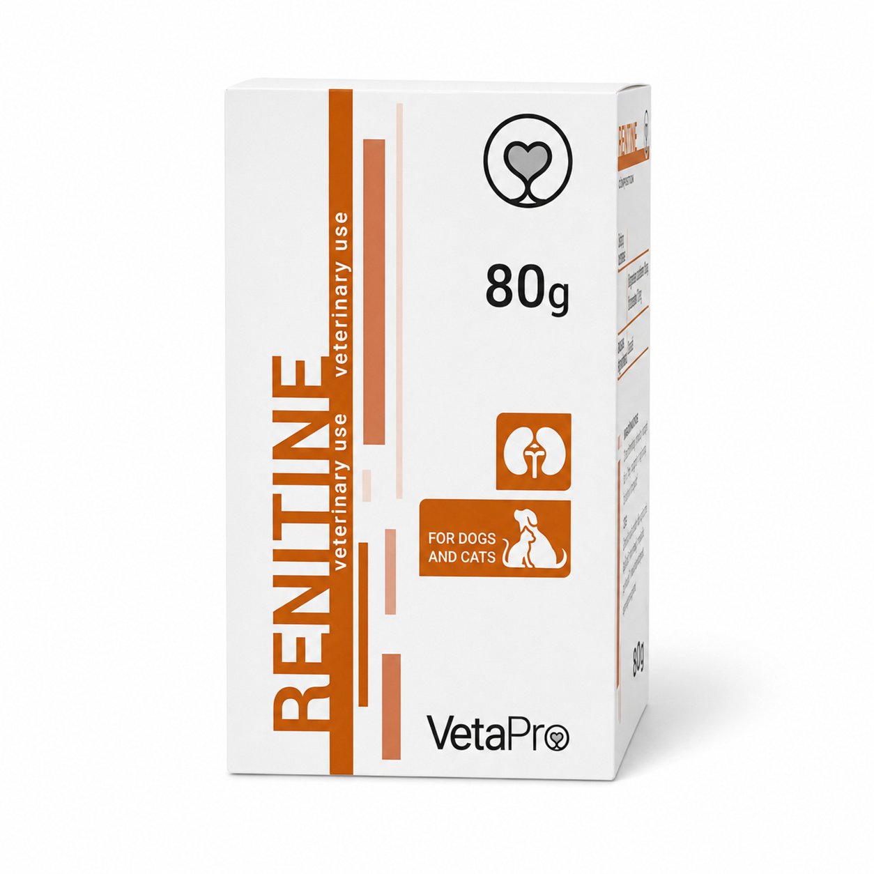 VetaPro Renitine pulveris nieru darbības atbalstam suņiem un kaķiem 80 g