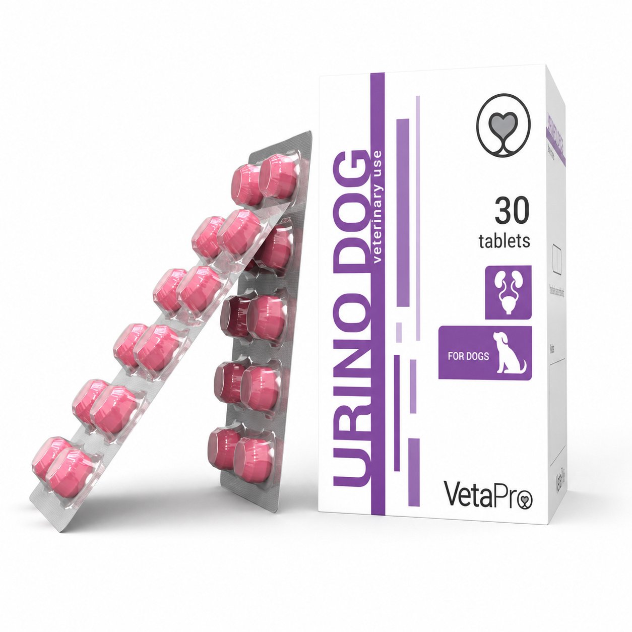 VetaPro Urino Dog tabletes urīnceļiem suņiem N30