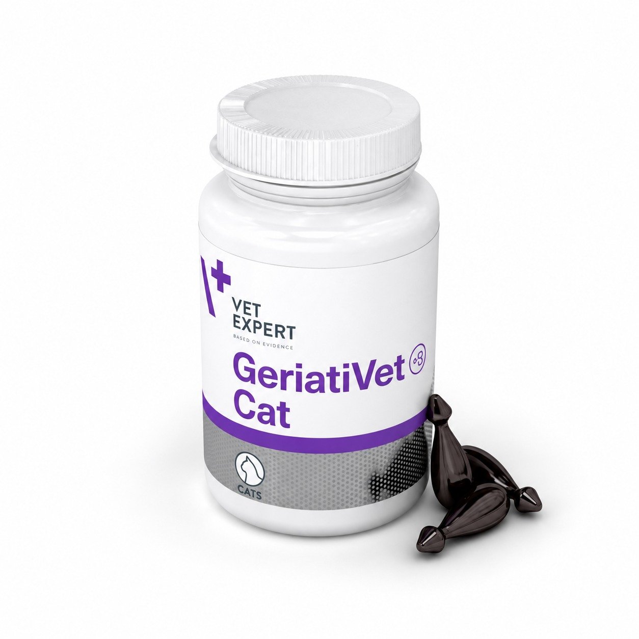 VetExpert GeriatiVet Cat 8+ vitamīni senioriem kaķiem N60