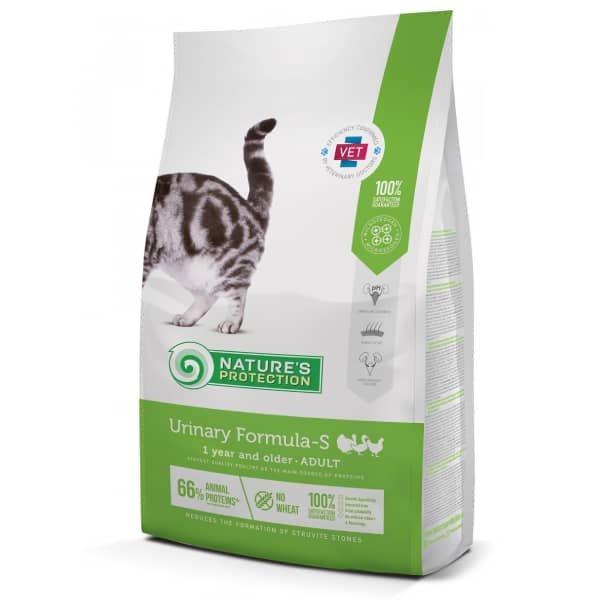 Nature's Protection Urinary Formula-S kaķu barība urīnceļiem ar mājputnu gaļu 2 kg