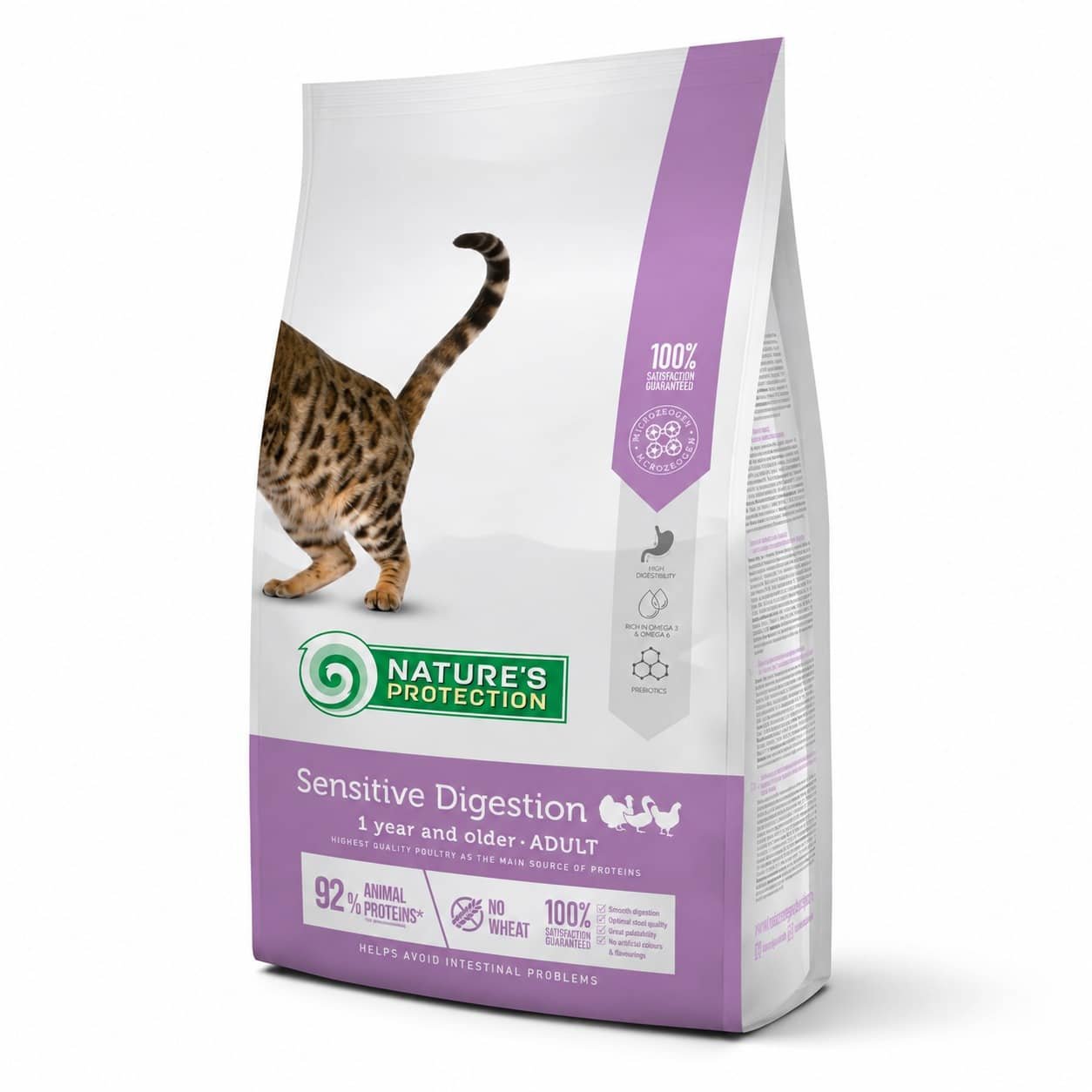 Nature's Protection Sensitive Digestion kaķu barība jūtīgai gremošanai 18 kg