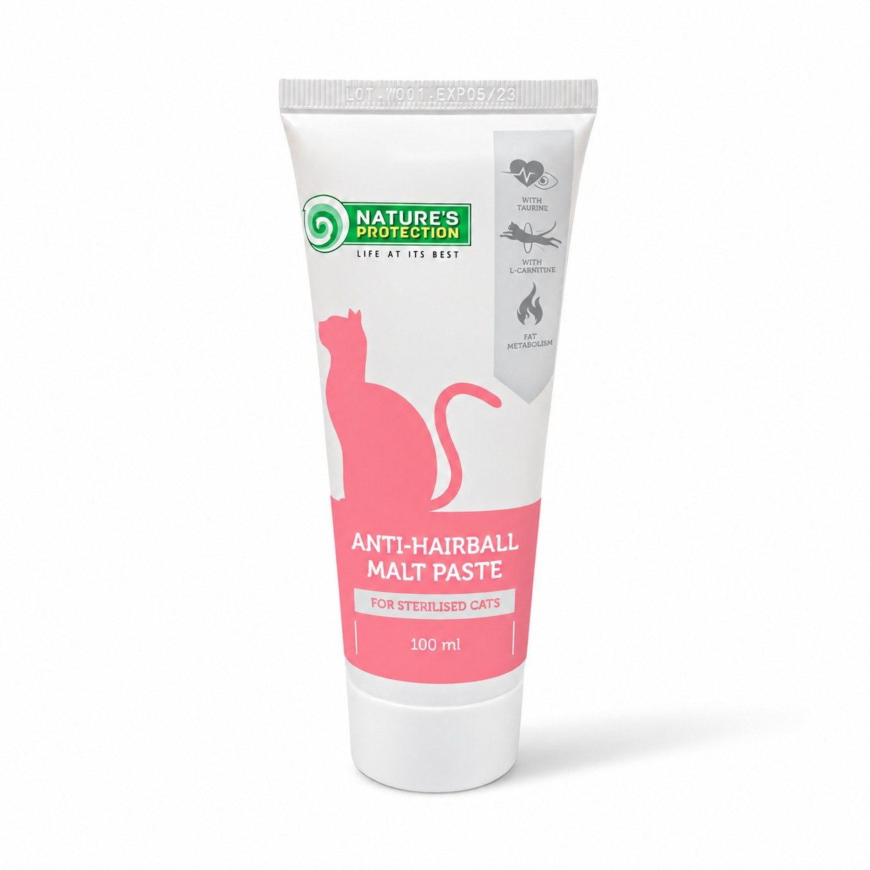 Nature's Protection Malt Paste Sterilised pasta pret matu kamoliem sterilizētiem kaķiem 100 ml