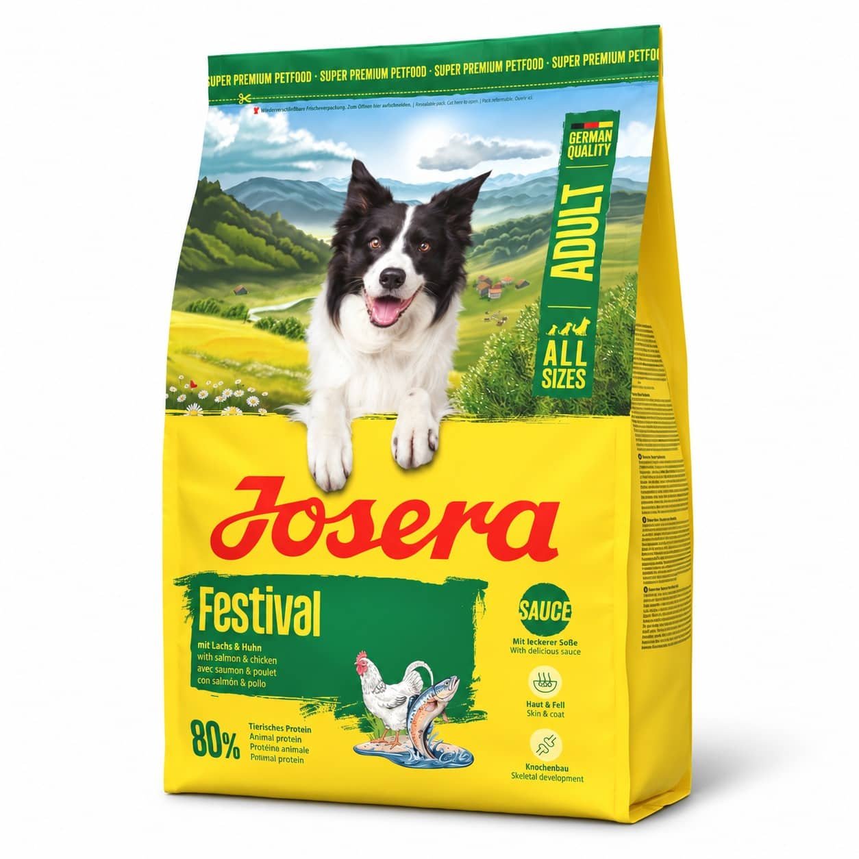 Josera Festival suņu barība izvēlīgiem suņiem ar lasi un putnu gaļu 3 kg