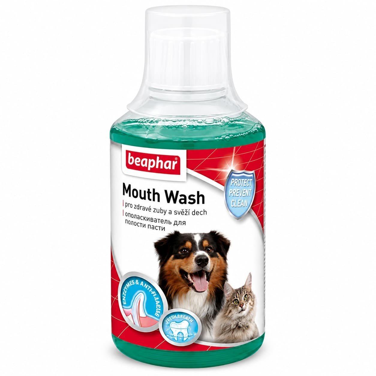 Beaphar Mouth Wash zobu šķīdums suņiem un kaķiem 250 ml