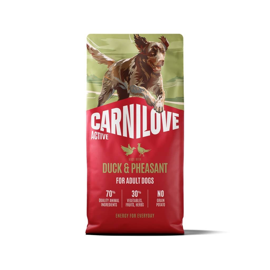 Carnilove Active Duck & Pheasant bezgraudu suņu barība ar pīli un fazānu 12 kg