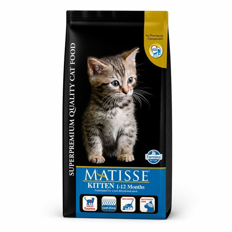 Farmina Matisse Kitten kaķu barība kaķēniem ar vistu un rīsiem 1.5 kg