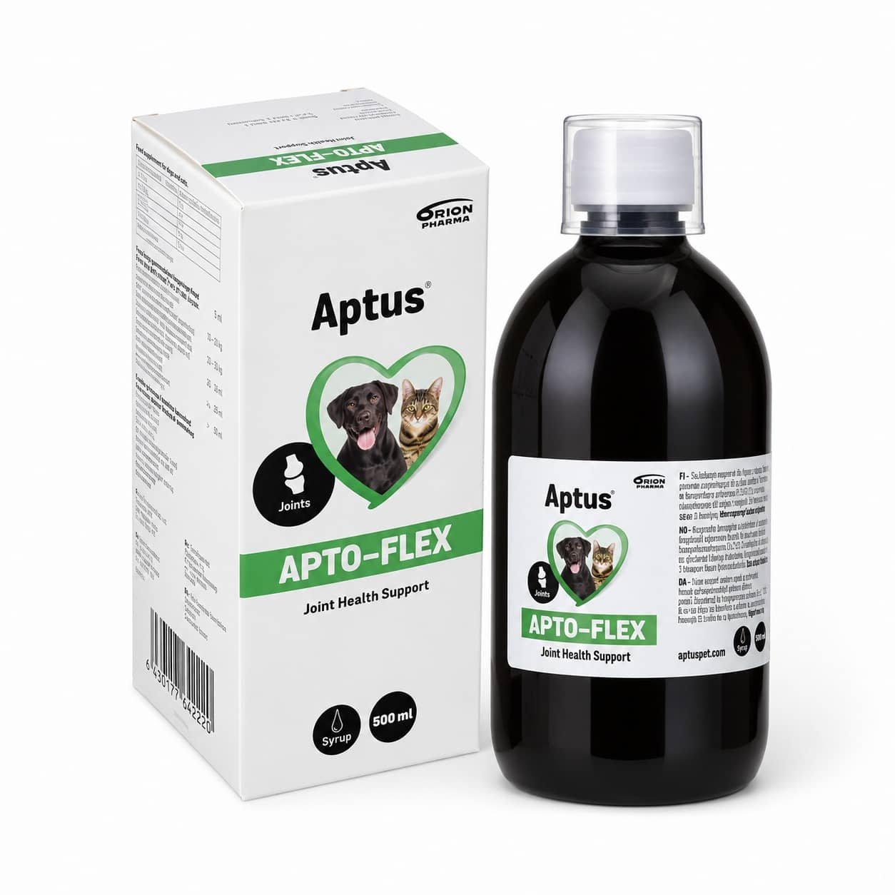 Aptus Apto-Flex sīrups locītavām suņiem un kaķiem 500 ml