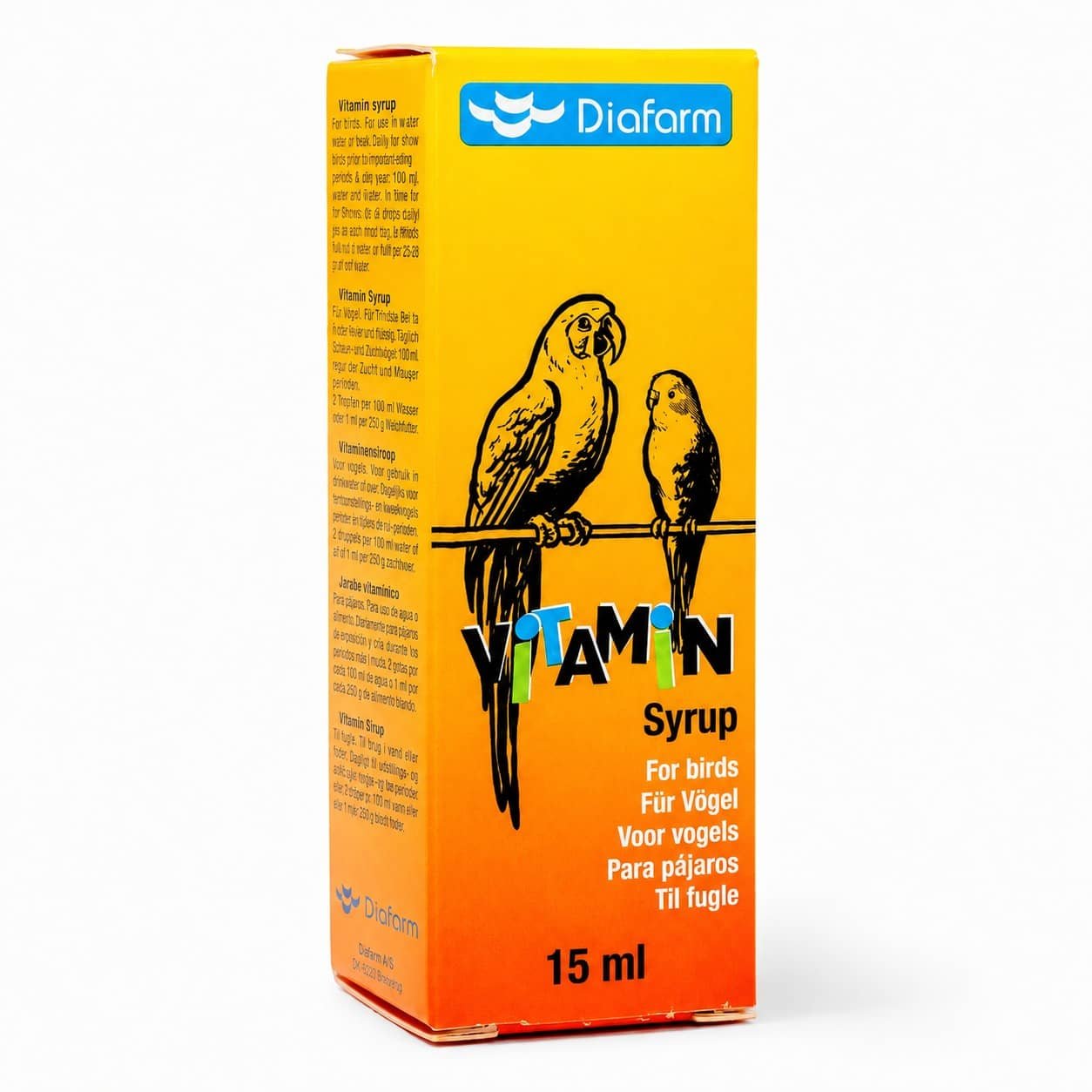 Diafarm Vitamin Syrup vitamīnu sīrups putniem 15 ml