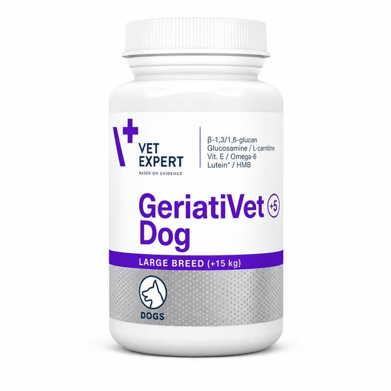 VetExpert GeriatiVet Large Breed vitamīni senioriem 15 kg+ 820 mg N45